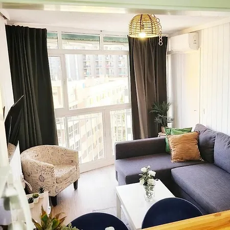 Apartment Cope - 2-Bedroom With Sea Views, Pool And Garden - Ac, Lift, Playamar *