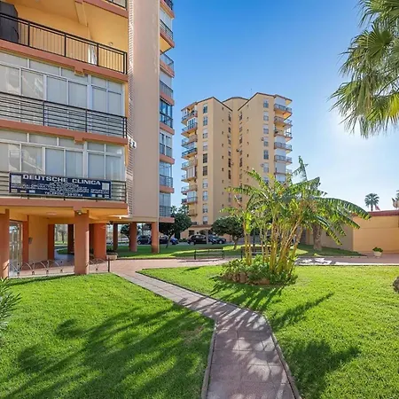 Lejlighed Cope - 2-bedroom With Sea Views, Pool And Garden - Ac, Lift, Playamar *